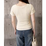 フェイクレイヤードtシャツレディース 前ボタンリブtシャツ 大人可愛い | SUNSHINE CLOSET | 詳細画像23