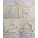 フェイクレイヤードtシャツレディース 前ボタンリブtシャツ 大人可愛い | SUNSHINE CLOSET | 詳細画像25