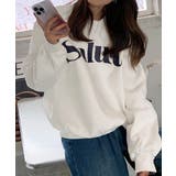 英字ロゴトレーナー裏起毛スウェット韓国風 | SUNSHINE CLOSET | 詳細画像2 