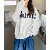 英字ロゴトレーナー裏起毛スウェット韓国風 | SUNSHINE CLOSET | 詳細画像4 