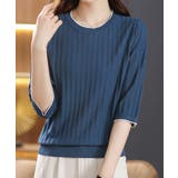 レディース 七分袖シンプル お洒落リブニットきれいめ | SUNSHINE CLOSET | 詳細画像11