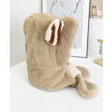 くまみみ帽子 マフラー付きファー帽子暖か | SUNSHINE CLOSET | 詳細画像10