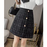 ツイード風スカート 韓国ミニスカート美脚 | SUNSHINE CLOSET | 詳細画像1