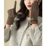 スエード調手袋裏起毛 リボン付き手袋防寒 | SUNSHINE CLOSET | 詳細画像10 