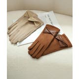 スエード調手袋裏起毛 リボン付き手袋防寒 | SUNSHINE CLOSET | 詳細画像14 