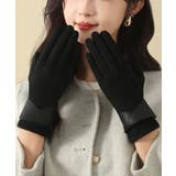スエード調手袋裏起毛 リボン付き手袋防寒 | SUNSHINE CLOSET | 詳細画像2 