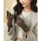 スエード調手袋裏起毛 リボン付き手袋防寒 | SUNSHINE CLOSET | 詳細画像8 