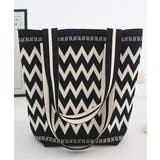 トートバッグ ニット編みバッグ 韓国風鞄 | SUNSHINE CLOSET | 詳細画像1 