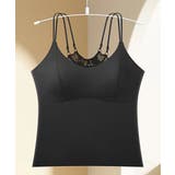 ノンワイヤーブラキャミ バックシースルーセクシー下着 ブラ一体型インナー楽ちんチ… | SUNSHINE CLOSET | 詳細画像19 