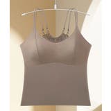 ノンワイヤーブラキャミ バックシースルーセクシー下着 ブラ一体型インナー楽ちんチ… | SUNSHINE CLOSET | 詳細画像21 