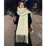 ボリューム ワイドマフラーフリンジ 無地 | SUNSHINE CLOSET | 詳細画像4 