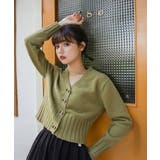 ショート丈 ニットカーディガン春アウター | SUNSHINE CLOSET | 詳細画像1 