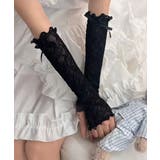 レディース リボン付き腕カバー 夏用 | SUNSHINE CLOSET | 詳細画像6