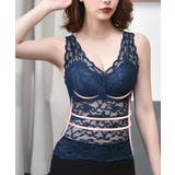 総レースタンクトップインナー カップ付き | SUNSHINE CLOSET | 詳細画像7 