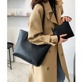 クロコ型押し トートバッグ 2点セット | SUNSHINE CLOSET | 詳細画像1 