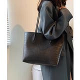 クロコ型押し トートバッグ 2点セット | SUNSHINE CLOSET | 詳細画像8 