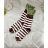 カラーボーダー ソックス 可愛い 靴下 | SUNSHINE CLOSET | 詳細画像30