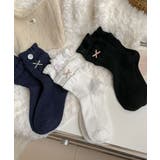 ボタン リブソックス レディース 可愛い | SUNSHINE CLOSET | 詳細画像17