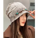 装飾付き ルーズキャップレディース 小顔 | SUNSHINE CLOSET | 詳細画像3 