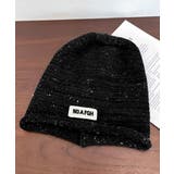 ニット帽子 ロゴ ニットビーニー 小顔 | SUNSHINE CLOSET | 詳細画像13 