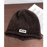 ニット帽子 ロゴ ニットビーニー 小顔 | SUNSHINE CLOSET | 詳細画像15 