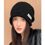 ニット帽子 ロゴ ニットビーニー 小顔 | SUNSHINE CLOSET | 詳細画像2 