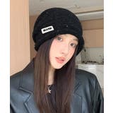 ニット帽子 ロゴ ニットビーニー 小顔 | SUNSHINE CLOSET | 詳細画像3 