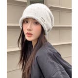 ニット帽子 ロゴ ニットビーニー 小顔 | SUNSHINE CLOSET | 詳細画像4 