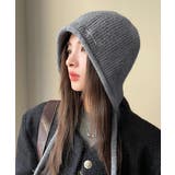 耳あて付き ニットハット 小顔ニット帽子 | SUNSHINE CLOSET | 詳細画像8 