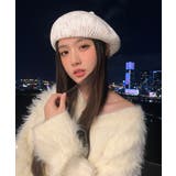 リブ編み ニットベレー帽 レディース小顔 | SUNSHINE CLOSET | 詳細画像4 