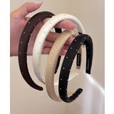 スタッズ付き サテンカチューシャ 韓国風 | SUNSHINE CLOSET | 詳細画像14 