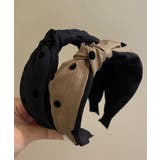 ドット柄 ねじり ワイドカチューシャ小顔 | SUNSHINE CLOSET | 詳細画像5 