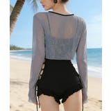 レディース ラッシュガード付き 水着セットアップ | SUNSHINE CLOSET | 詳細画像12 