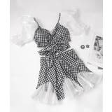 パフスリーブ タンキニ 水着2点セット | SUNSHINE CLOSET | 詳細画像11 