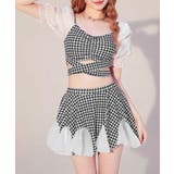 パフスリーブ タンキニ 水着2点セット | SUNSHINE CLOSET | 詳細画像2 