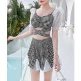 パフスリーブ タンキニ 水着2点セット | SUNSHINE CLOSET | 詳細画像6 