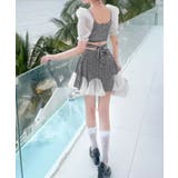 パフスリーブ タンキニ 水着2点セット | SUNSHINE CLOSET | 詳細画像7 