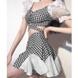 パフスリーブ タンキニ 水着2点セット | SUNSHINE CLOSET | 詳細画像8 