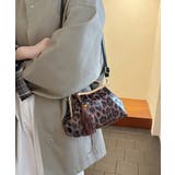 タッセルチャーム付きハンドバッグ ヒョウ柄 肩掛けバッグ | SUNSHINE CLOSET | 詳細画像12