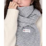 韓国風マフラーレディース チクチクしないニットストール 無地厚手 | SUNSHINE CLOSET | 詳細画像2