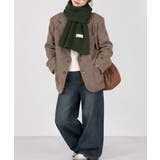 韓国風マフラーレディース チクチクしないニットストール 無地厚手 | SUNSHINE CLOSET | 詳細画像24