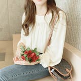 アイボリー | オフィスカジュアル シャツブラウス 薄手 | ANGELCLOSET