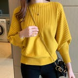 イエロー | ニットトップス きれいめ フィット | SUNSHINE CLOSET