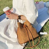 キャメル | 巾着かごバッグ トートバッグ 2WAY | SUNSHINE CLOSET