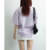 Tシャツ英文字 ロゴプリント半袖Tシャツ | ANGELCLOSET | 詳細画像12