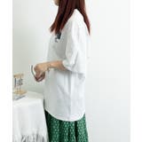 Tシャツ英文字 ロゴプリント半袖Tシャツ | ANGELCLOSET | 詳細画像6