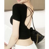 背中あきトップス カップ付き ブラトップ | SUNSHINE CLOSET | 詳細画像6 