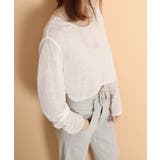 シアートップス 透け感 韓国風カジュアル | SUNSHINE CLOSET | 詳細画像12 
