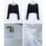 シアートップス 透け感 韓国風カジュアル | SUNSHINE CLOSET | 詳細画像14 