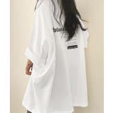 オーバーサイズ 英文字ロゴ 半袖Tシャツ | ANGELCLOSET | 詳細画像1